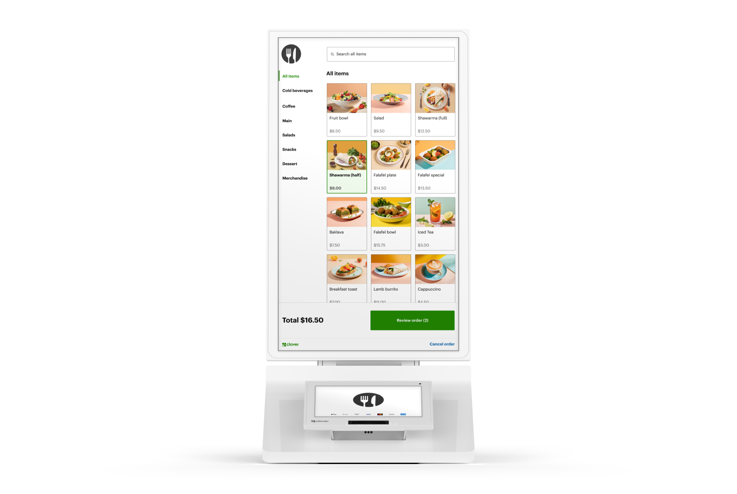 Clover Kiosk — Self-ordering