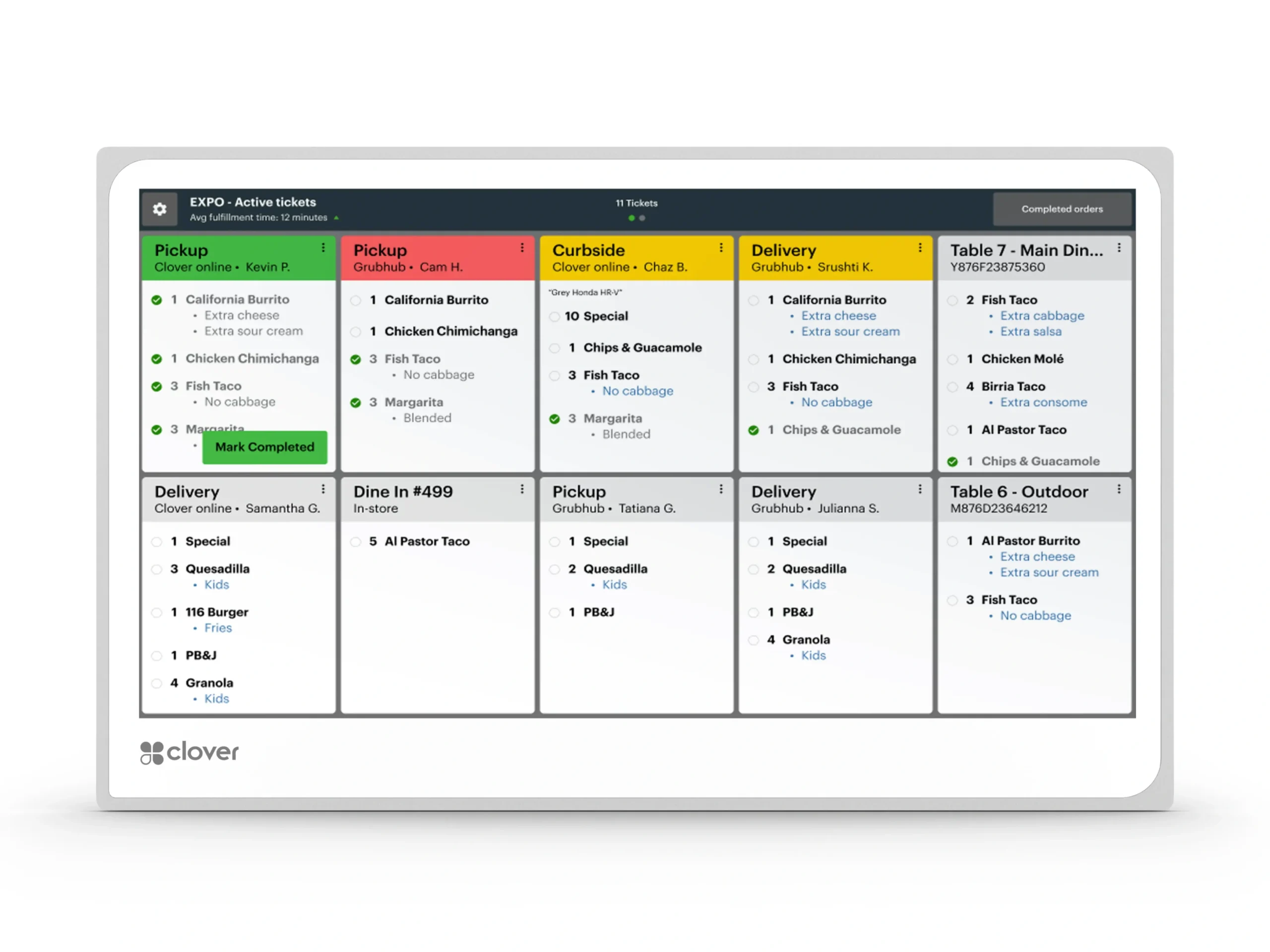 Kitchen Display System — Kitchen display